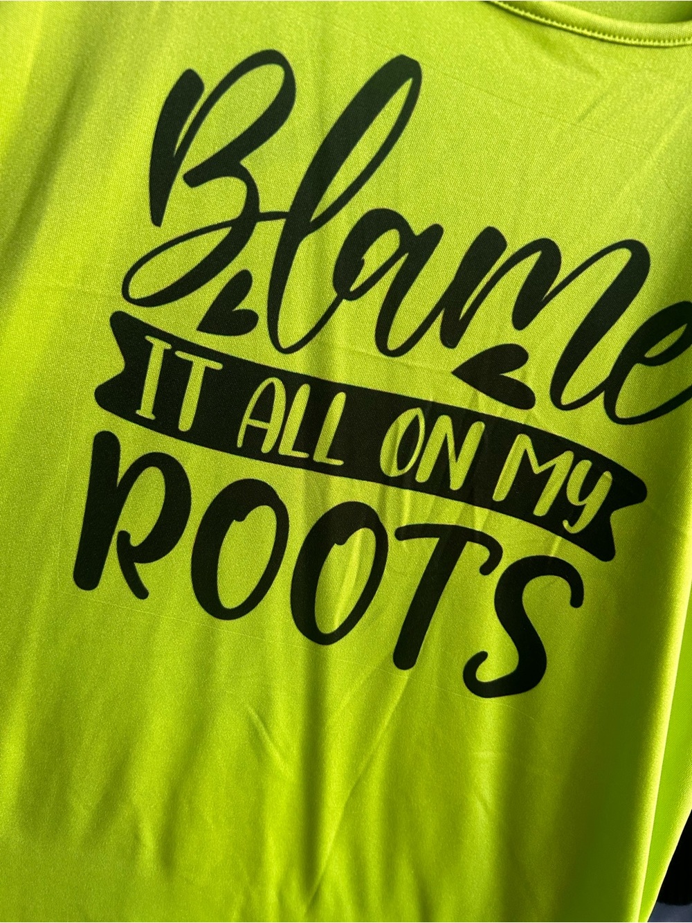 Sport-Tek Neon Lime Tank Top with Black Graphic